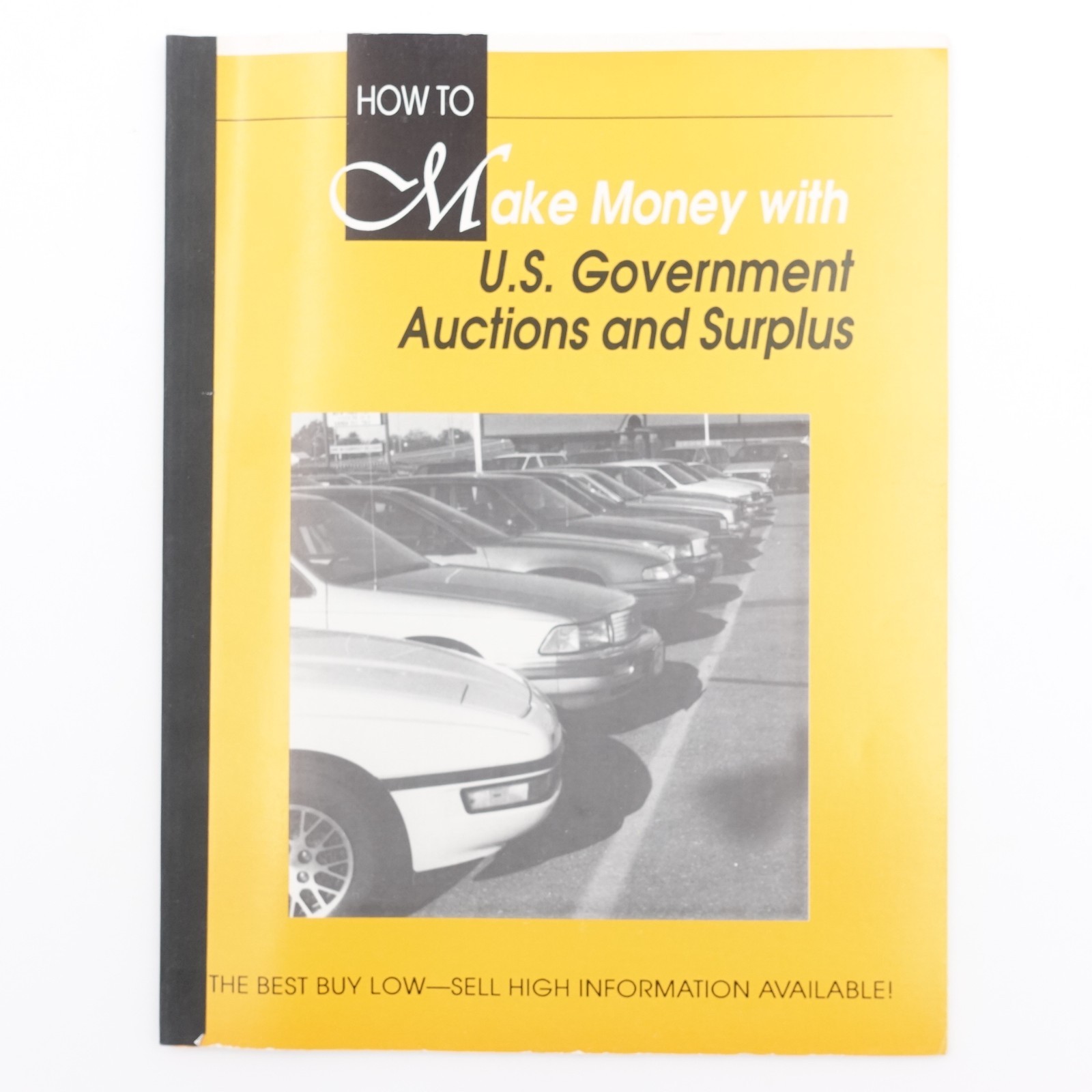 How to Make Money with US Government Auctions and Surplus 1990 PB 44 pages VGUC