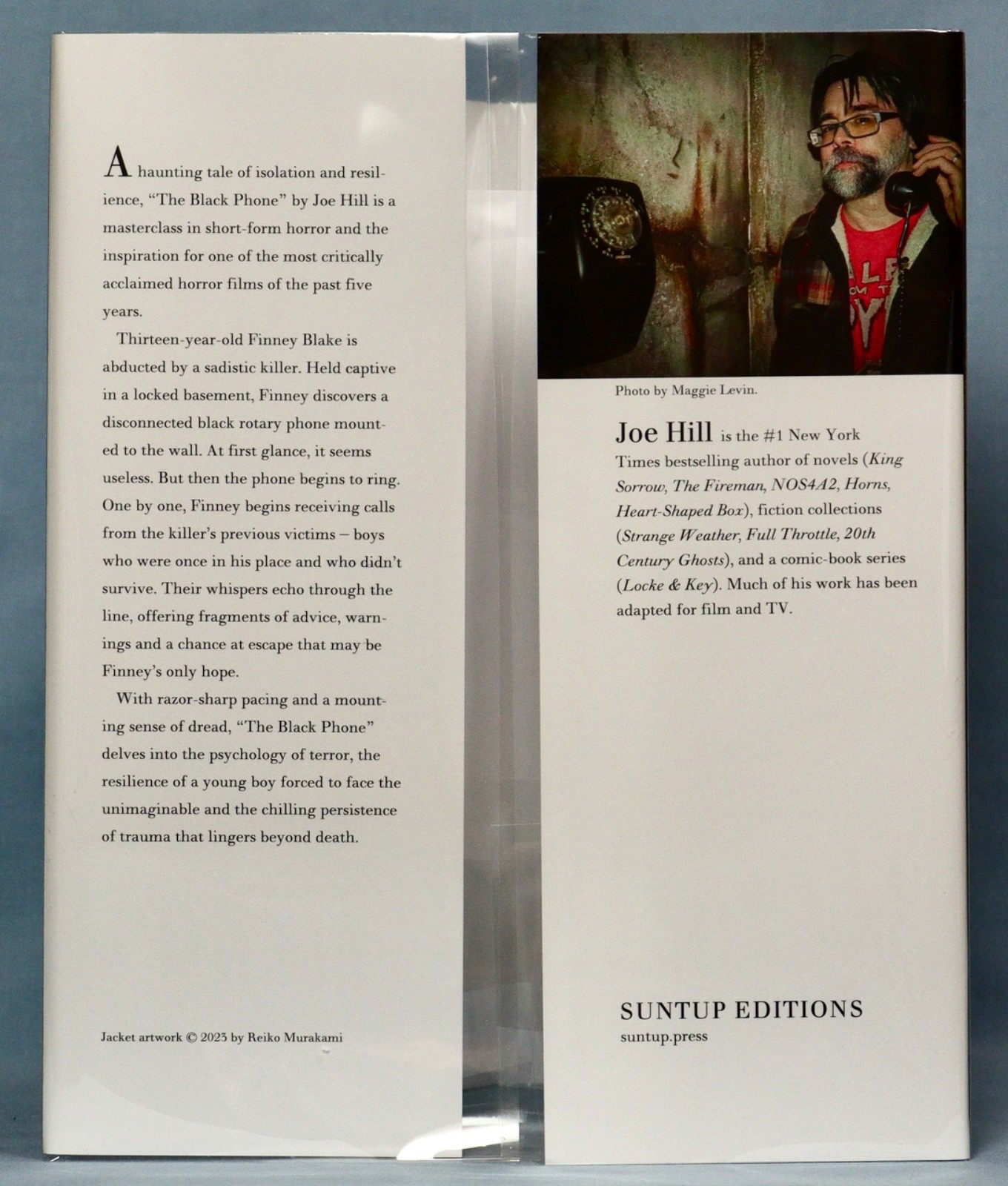 Joe Hill THE BLACK PHONE Signed X2 Suntup Classic Limited Edition OOP NEW