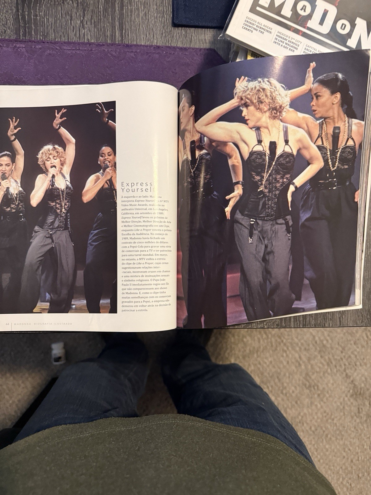MADONNA BY MARIE CLAYTON OVER 200 PAGES OF PICS VERY GOOD CONDITION SUPER RARE!!