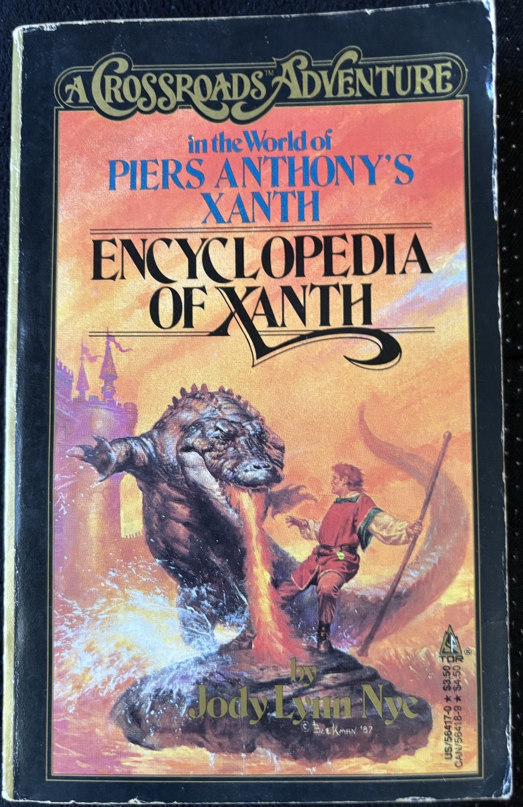 Encyclopedia of Xanth by Jody L. Nye (1st Edition/1st Print, Piers Anthony) Tor