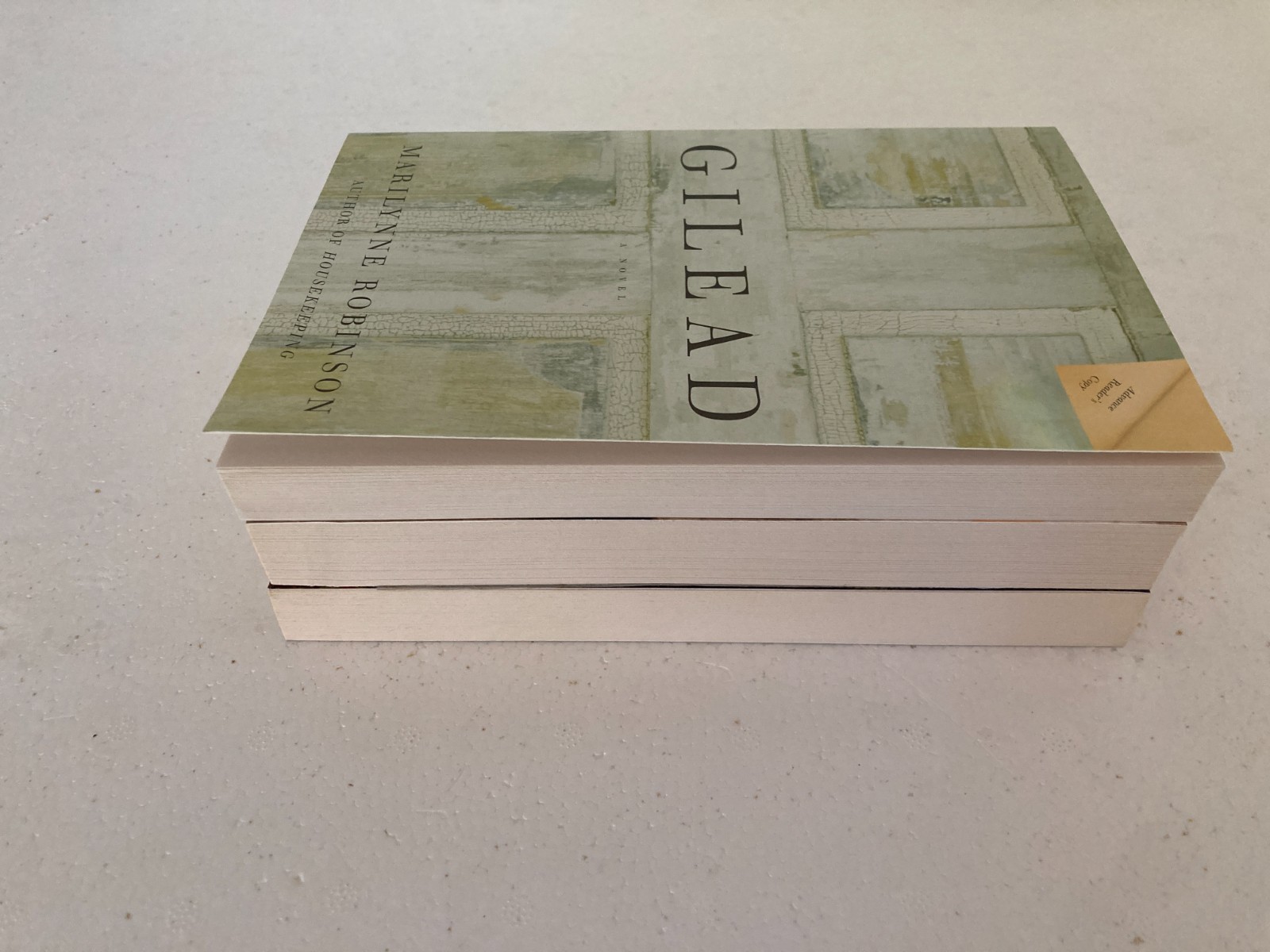 Marilynne Robinson Lot: Gilead, Home, Lila Advance Reader’s Copies ARCS