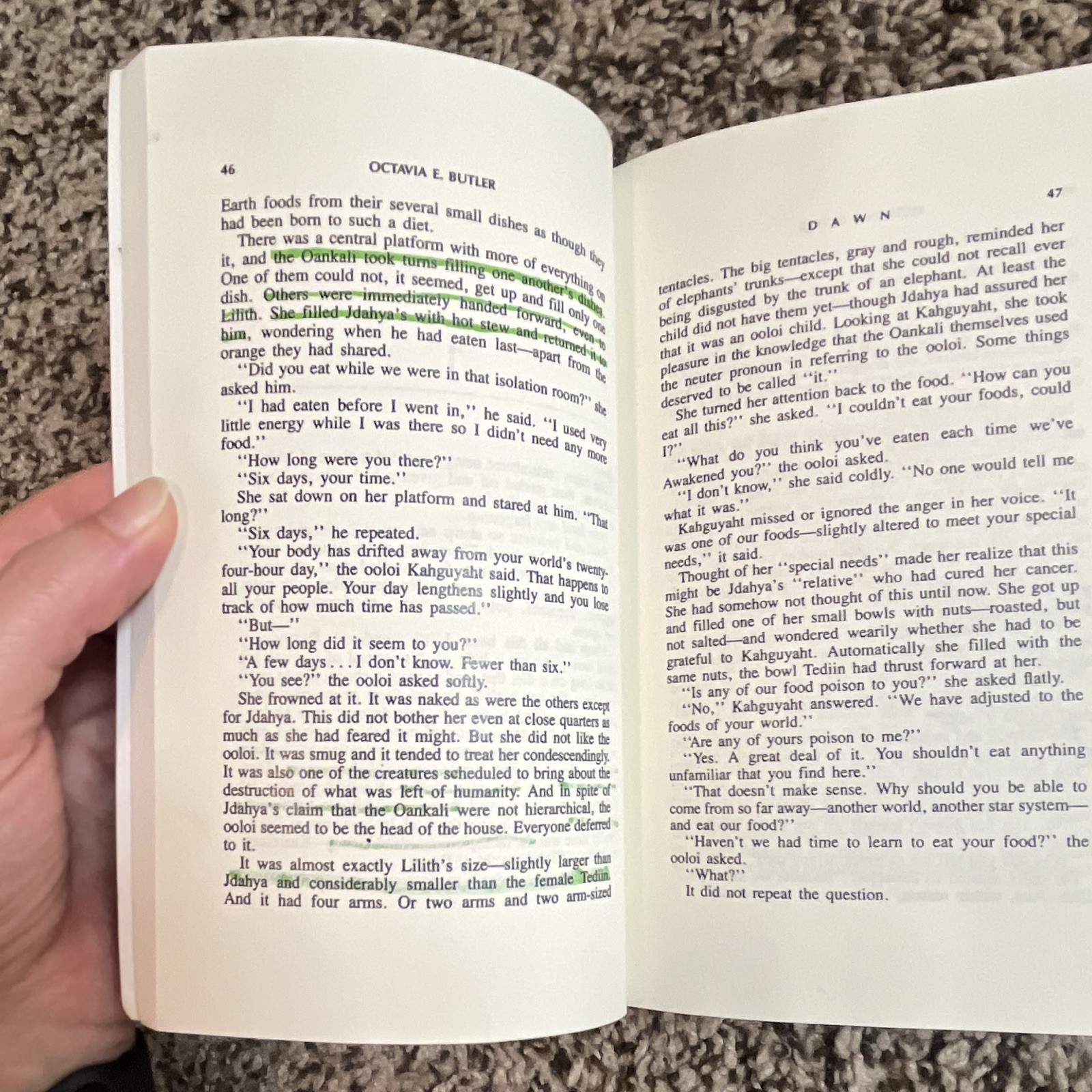 Octavia E. Butler – Dawn (Lilith’s Brood #1) Mass Market 1997 Grand Central