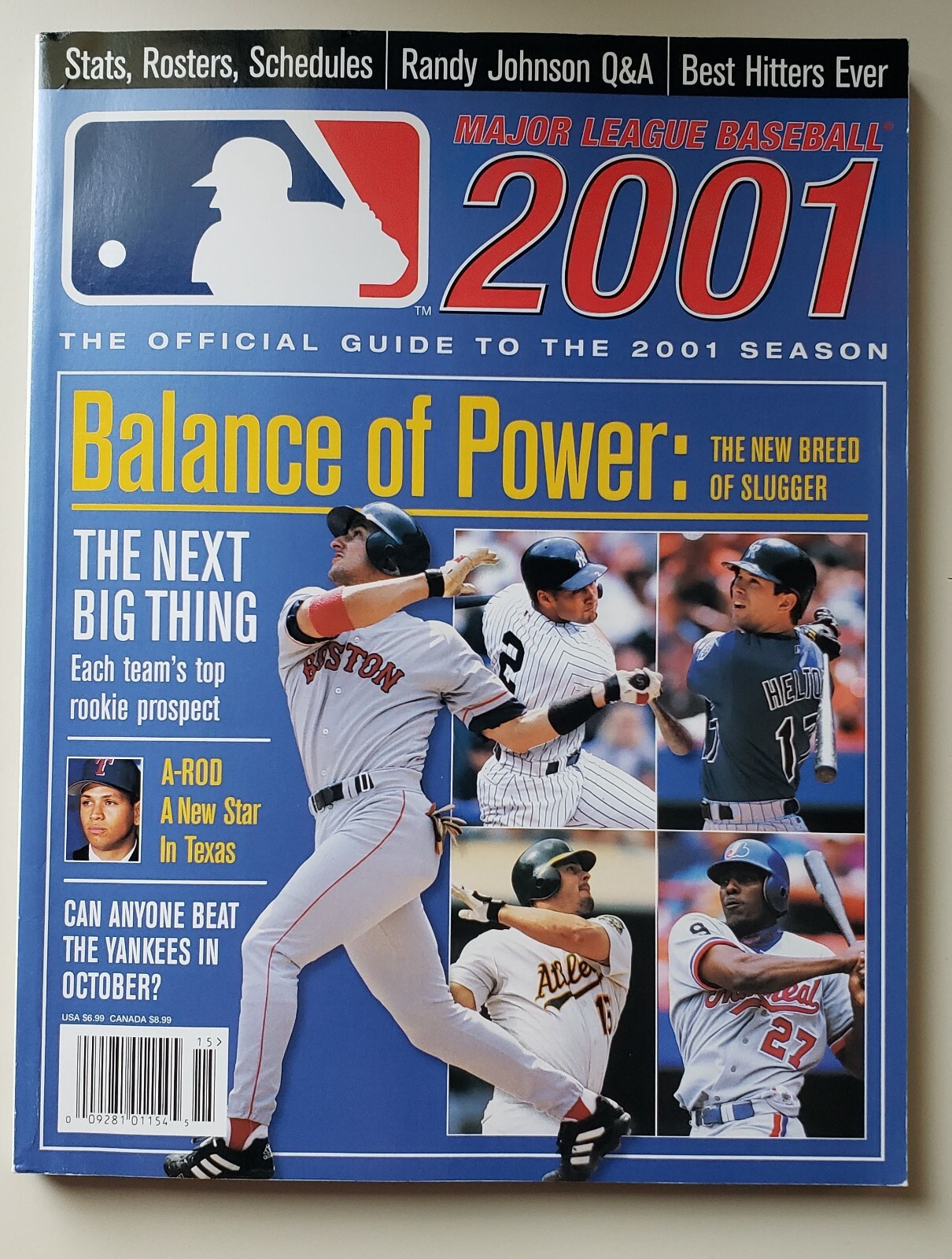 2001 MLB Official Guide To The 2001 Baseball Season Program 240 Pages MINT/NEW