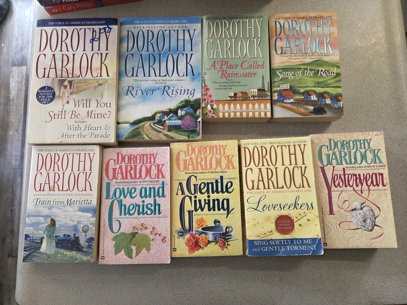 Dorothy Garlock Lot Of 9 Books- 2 Are 2-in-1 =11 Stories Paperback Romance