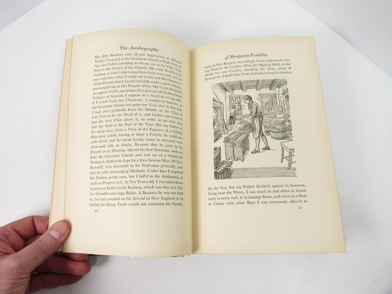 The Autobiography of Benjamin Franklin By B. Franklin (1951, Hardcover)