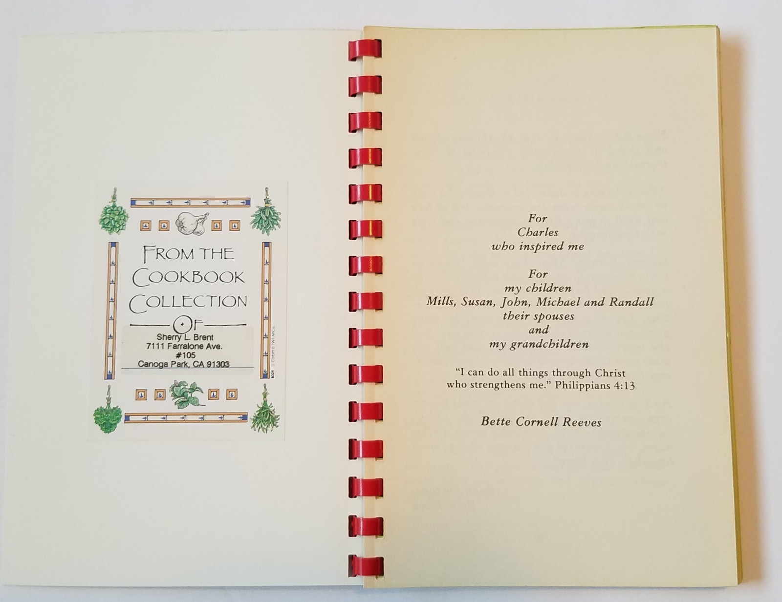 Ol’e So Ao, Ole San Antonio Style Recipes, Cookbook. Bette Reeves. 76 Pages.