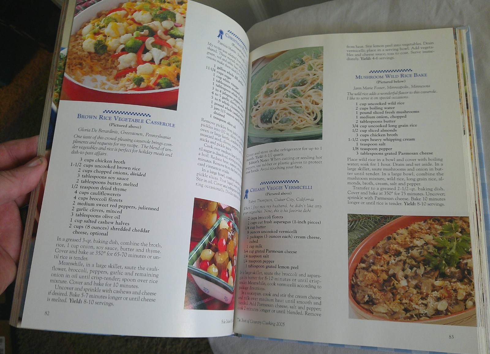 Best of Country Cooking, Cook Book’s 2005 and 2006, 184 pages each