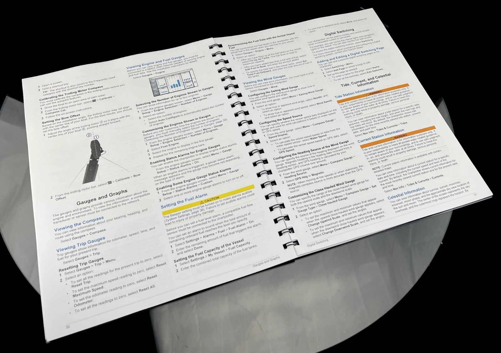 Garmin ECHOMAP Ultra Series 126sv Manual Instructions Coil Bound -54 Pages