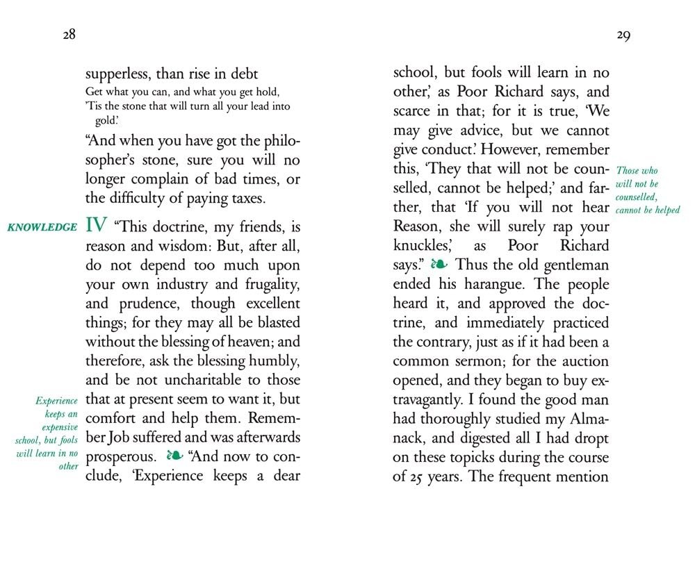 The Way to Wealth (Books of American Wisdom)