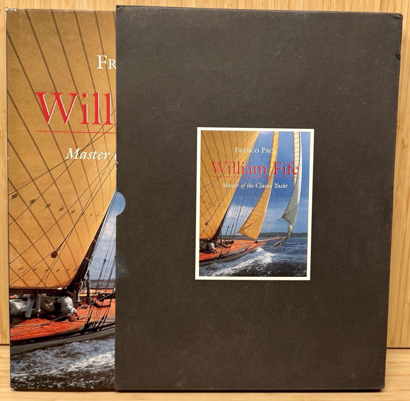 William Fife Master of the Classic Yacht by Franco Pace Hardcover +DJ + Slipcase