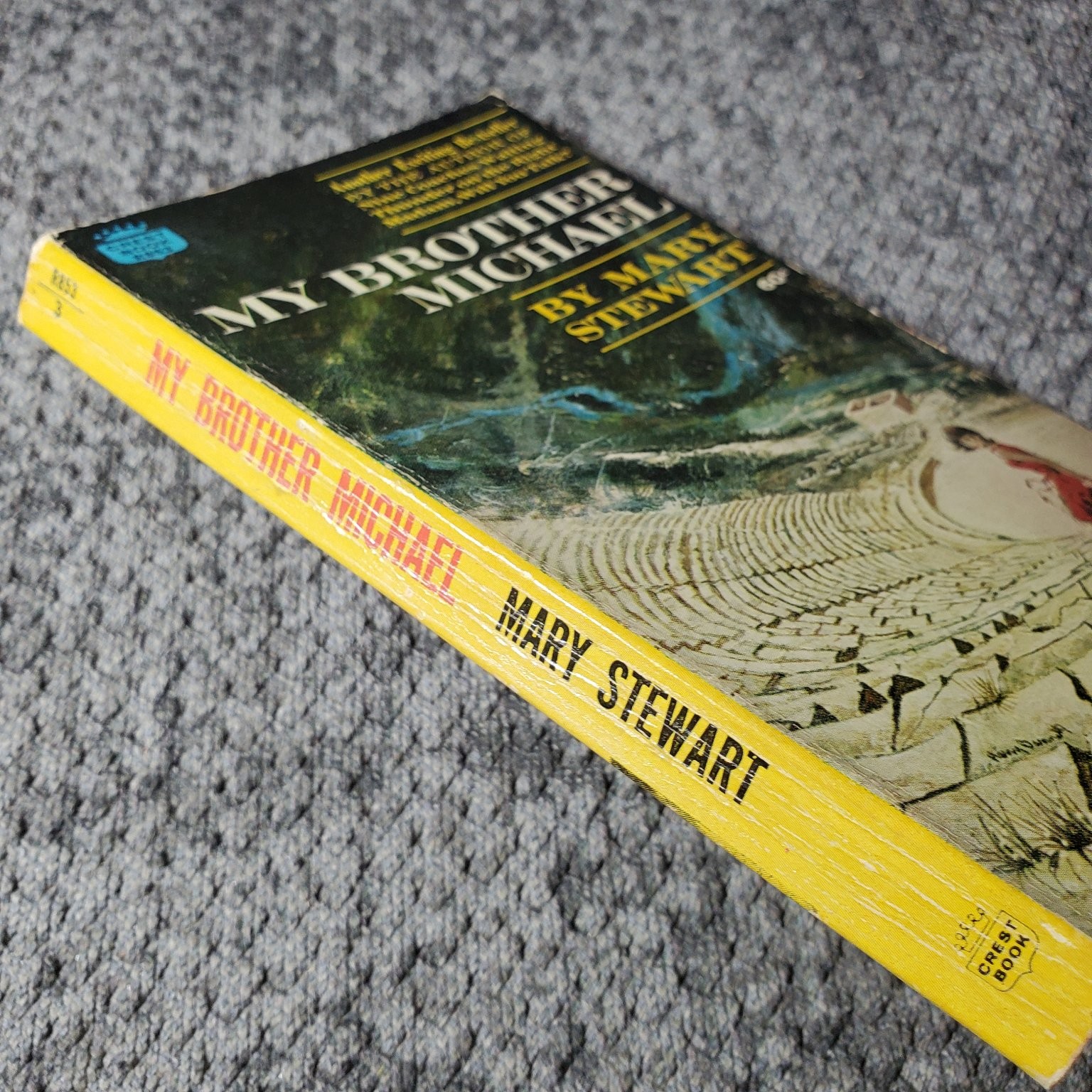Nine Coaches Waiting Mary Stewart 1969 Reprint Suspense Gothic Romance Fawcett