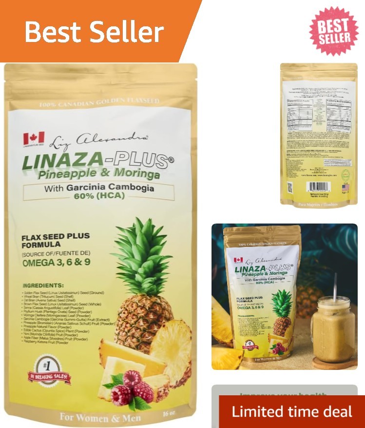 Liz A. Linaza Plus 16oz – Delightful Pineapple & Moringa for Health Support