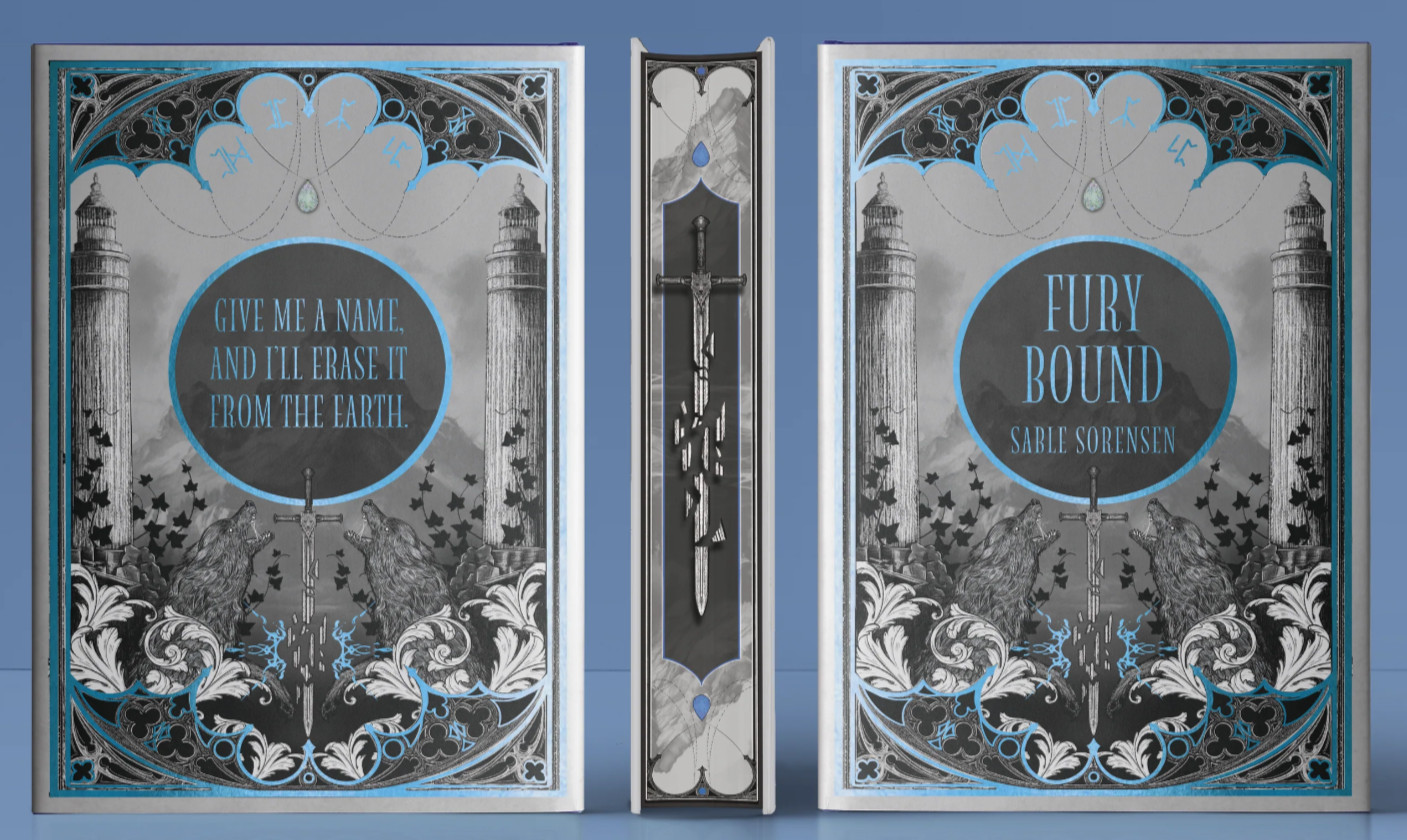 SIGNED Special LUXURY Edition FURY BOUND Sable Sorensen Bewitched Pages * New *