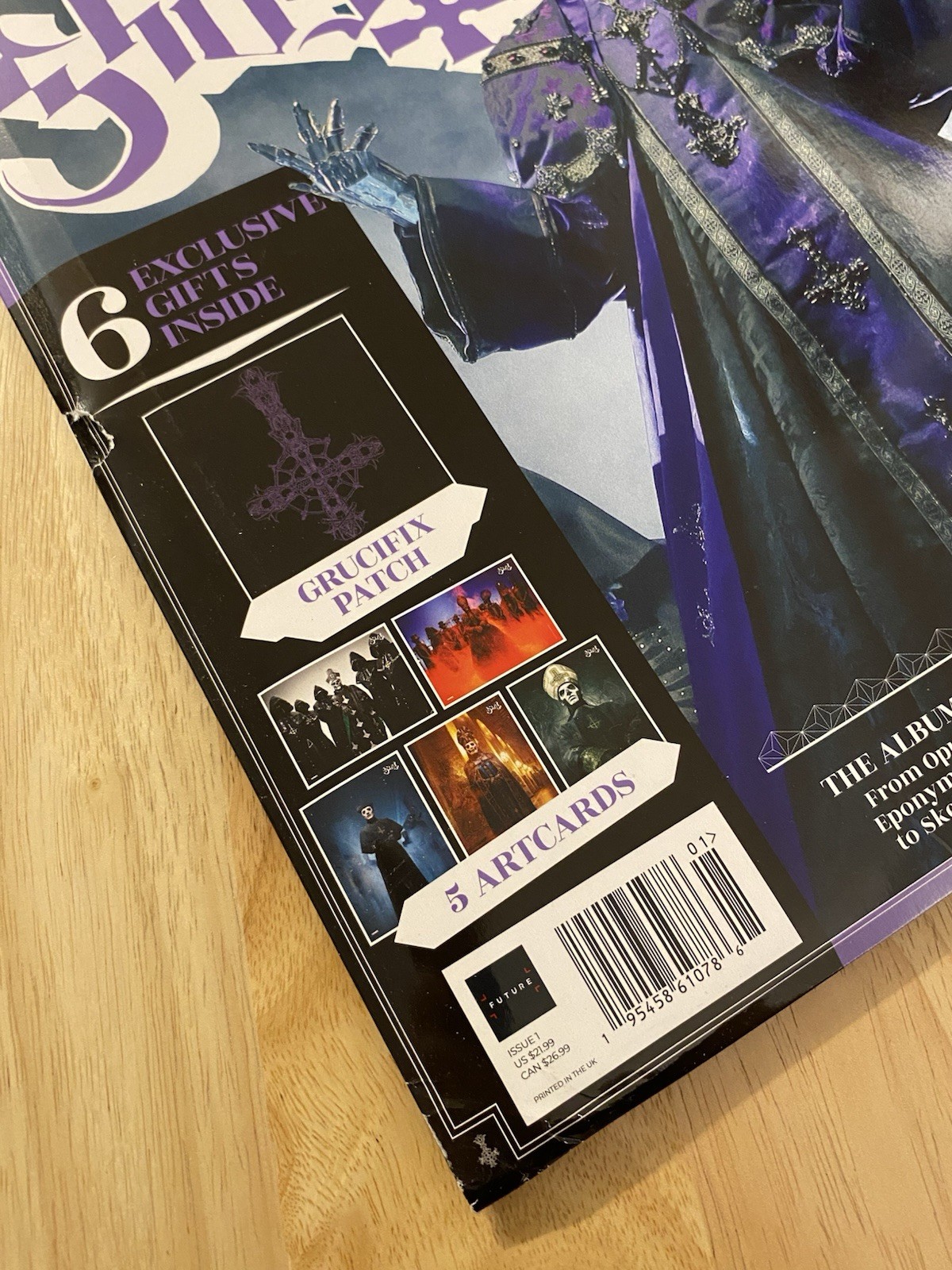 Complete Story Of Ghost Fan Pack Patch Art cards Music Metal Hammer US SELLER