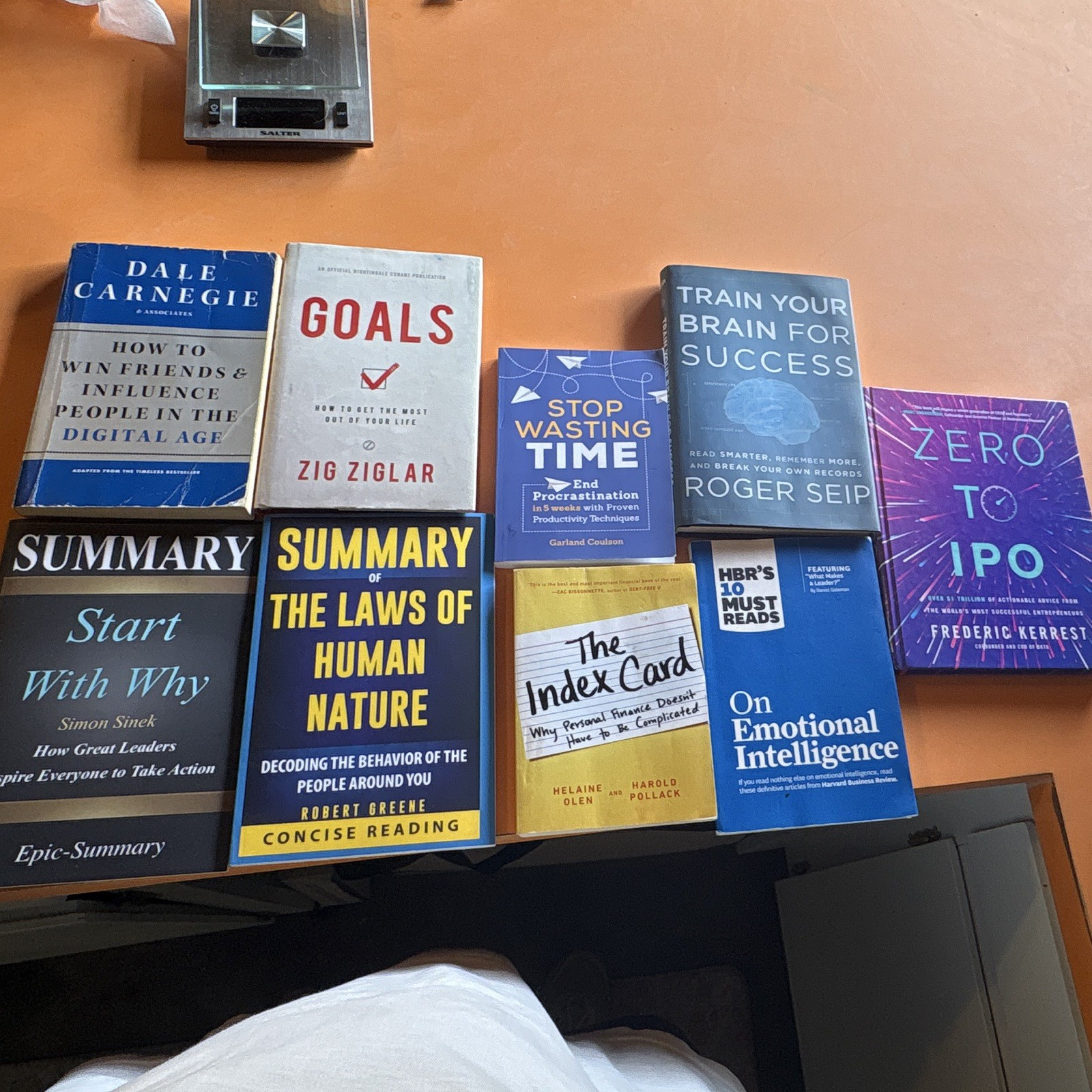 Self help books