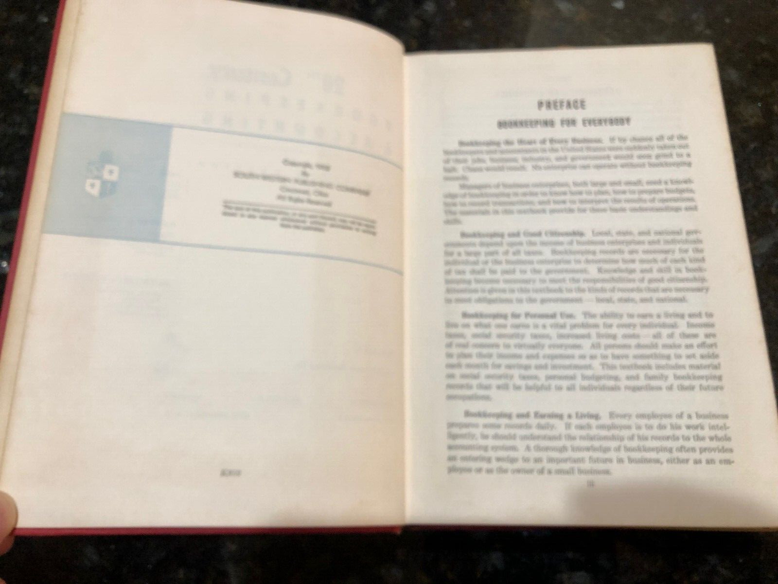 1952 & 1957 20th CENTURY BOOKKEEPING & ACCOUNTING 20th/22nd Eds. Carlson Forkner