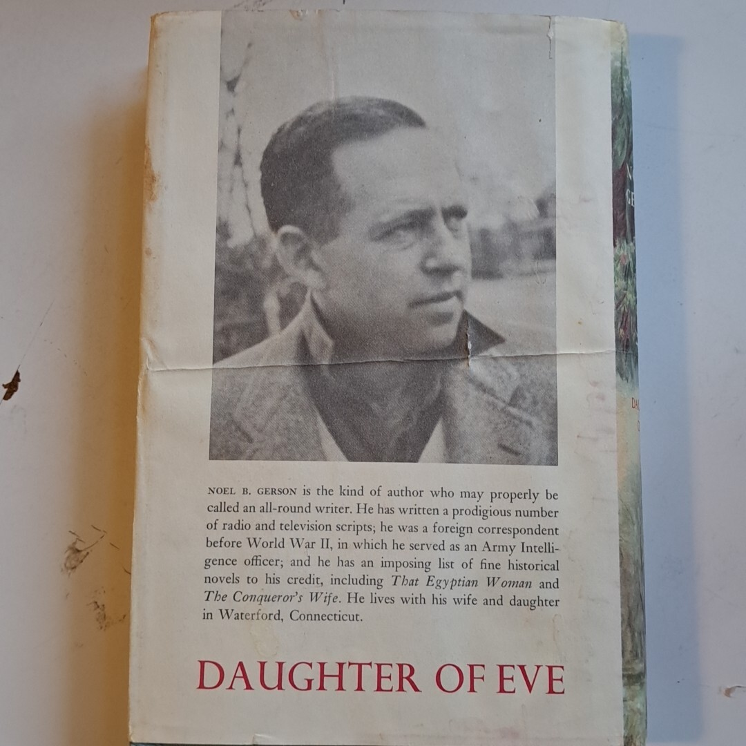 Daughter Of Eve Noel Gerson Doubleday 1958 HC DJ 320 Pages