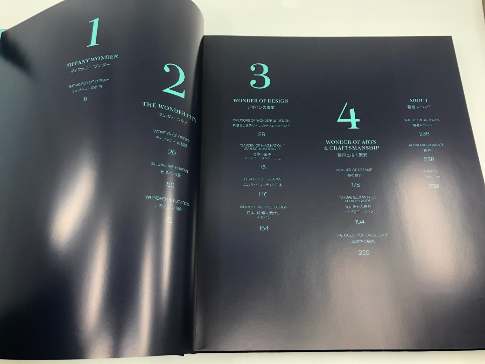 Tiffany Wonder Book- History of Tiffany & Japan published by Assouline 240 pages