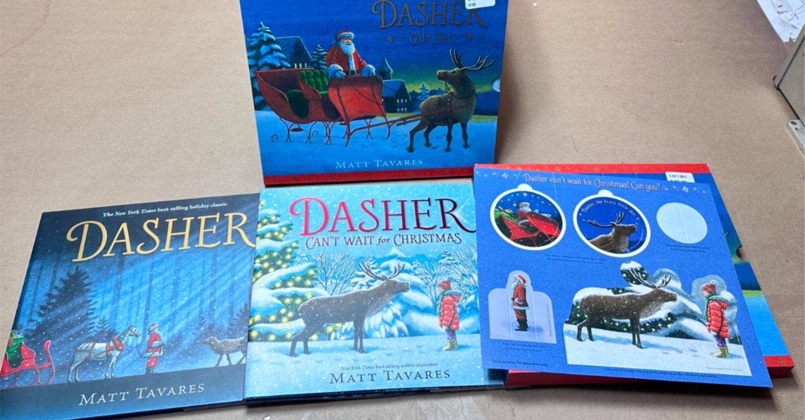 Dasher Gift Set Matt Tavares 2024, Box Set New Children’s Christmas Bestseller