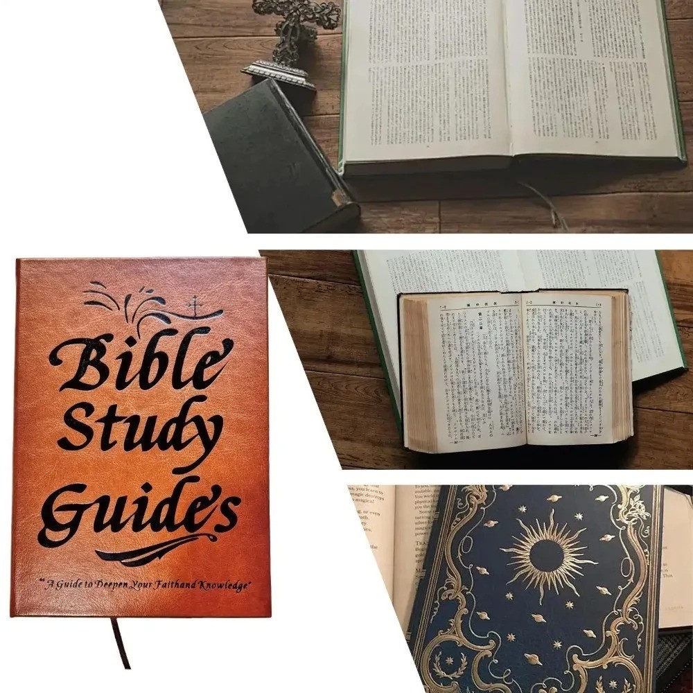 Bible Study Guide for Beginners 66-Page Devotional Journal with Daily Scripture