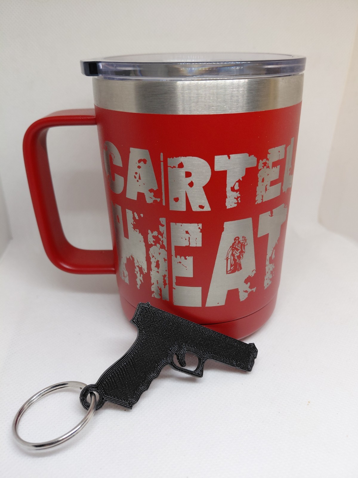 Novel Cartel Heat Deadly Business with 13oz Hot/Cold Tumbler and Keychain