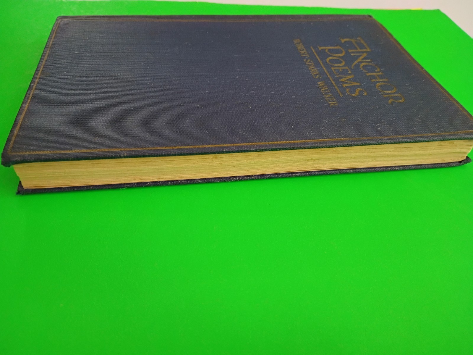 Anchor Poems Robert Sparks Walker HC 1925 Revell Biblical inspired Poetry