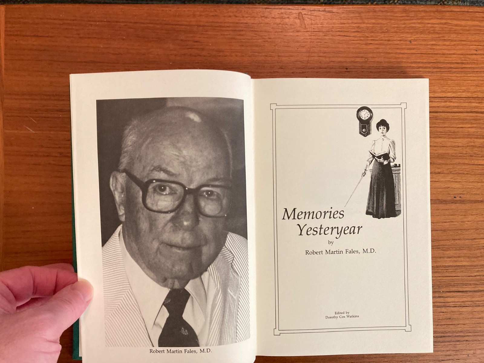 Memories Yesteryear By Robert Martin Fales M.D. 1988 Hardcover Wilmington NC