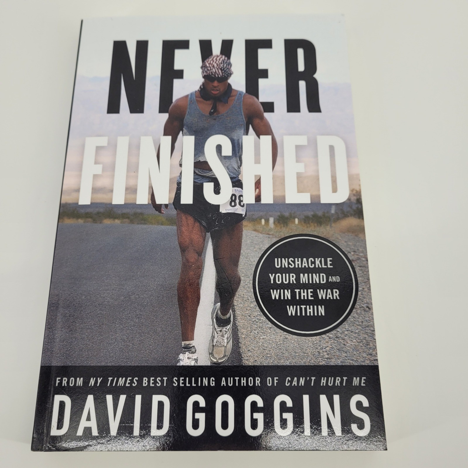 David Goggins Book Lot Can’t Hurt Me and Never Finished Paperback Set 1st Editio