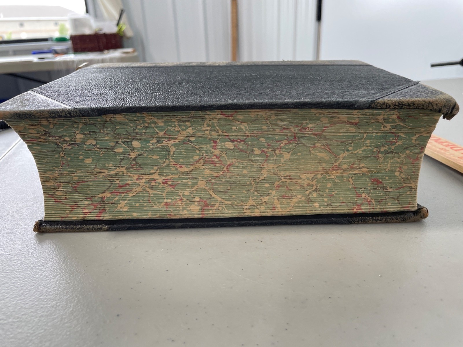 Antique Vitalogy Encyclopedia Of Health And Home Hardcover 1914 Black Leather