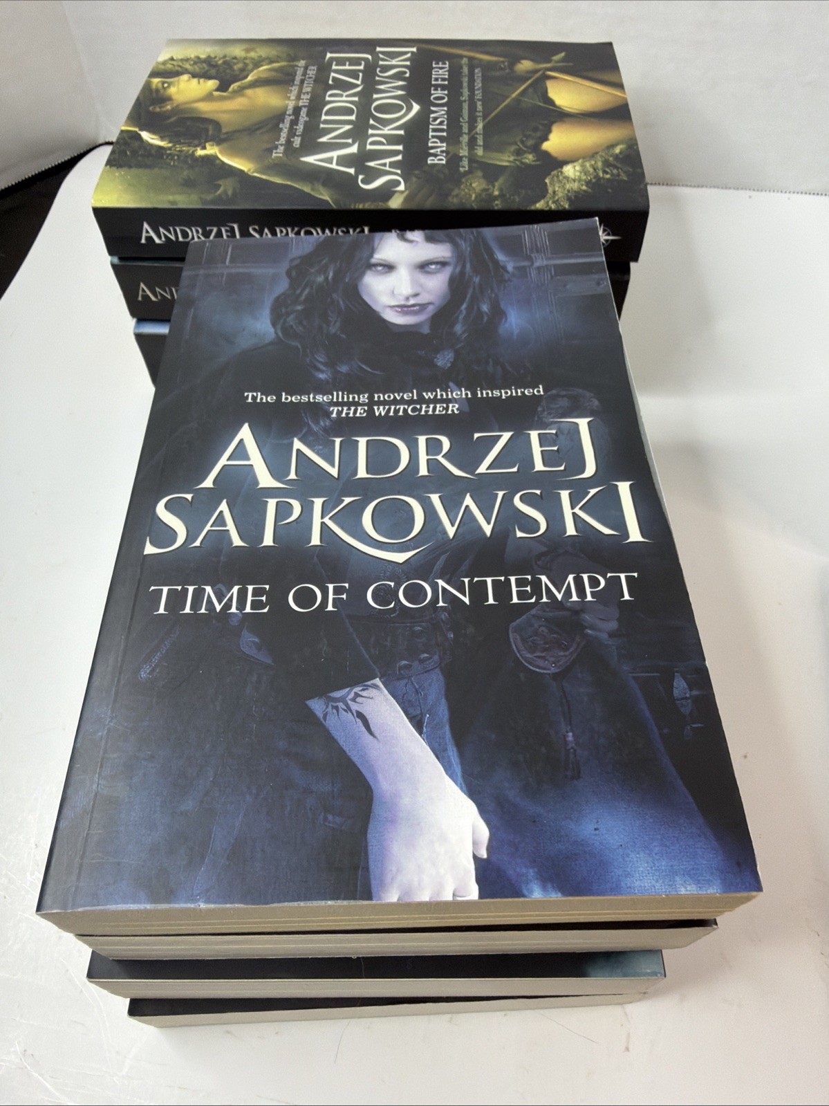 Lot of 7 The Witcher Saga Books 1-7 by Andrzej Sapkowski Paperback Gollancz