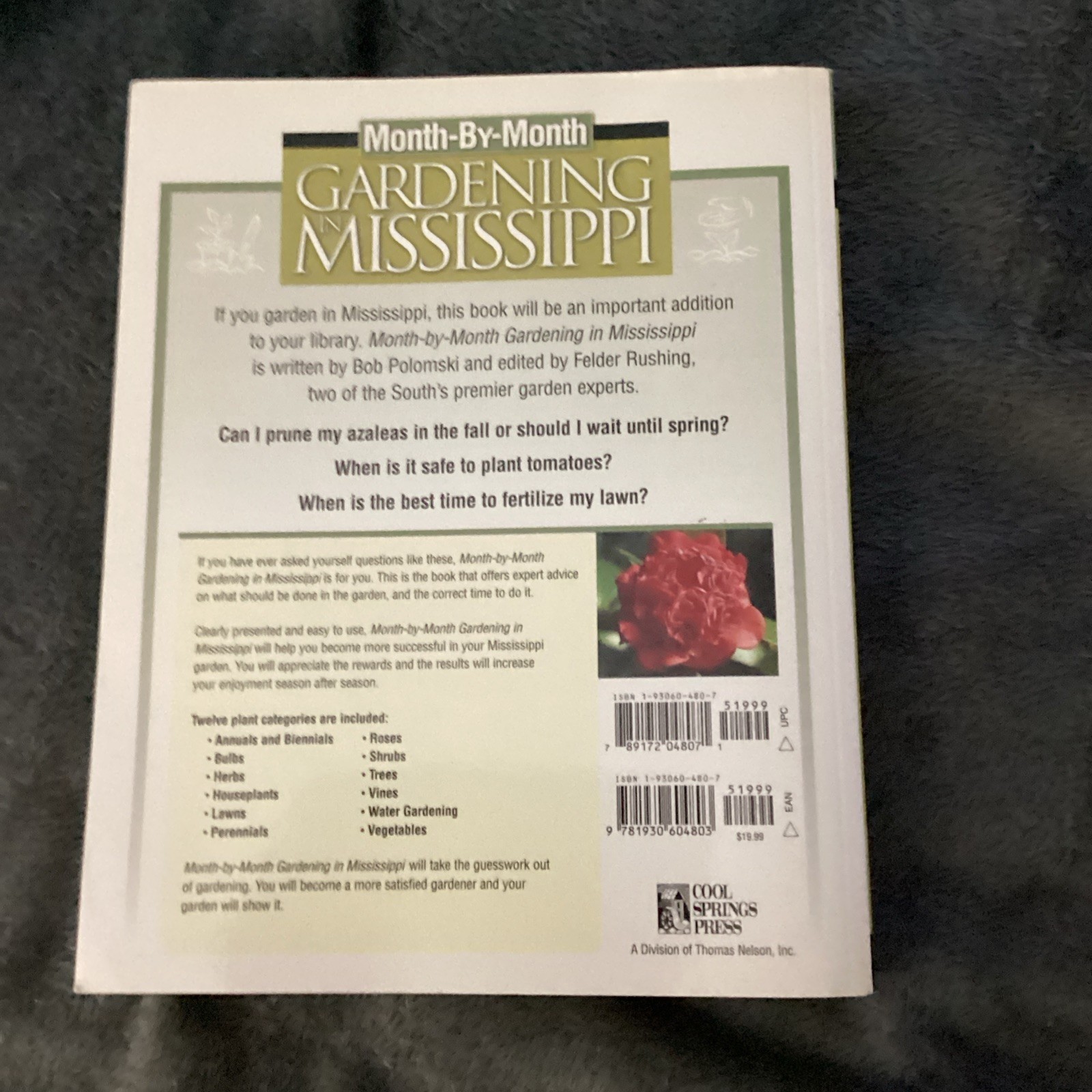 Month-by-Month Gardening in Mississippi by Bob Polomski and Robert Polomski…