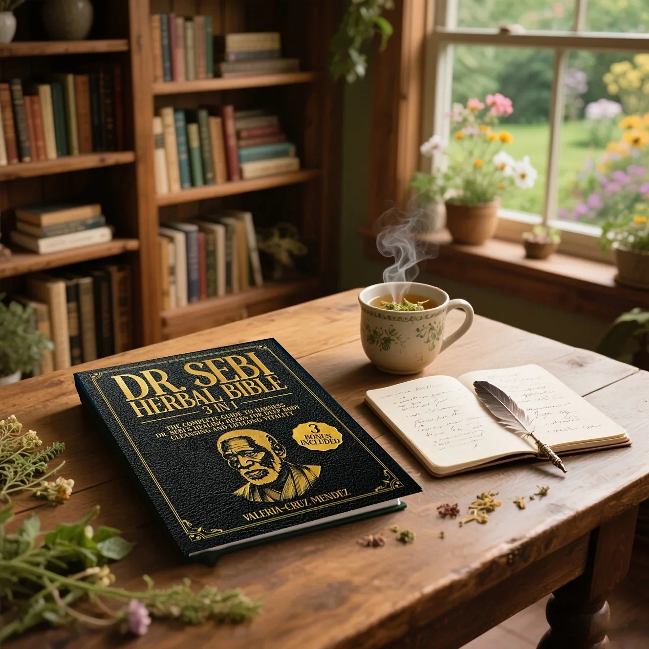 Dr Sebi Herbal Bible 3 in 1 | Complete Healing Guide & Natural Remedies Book