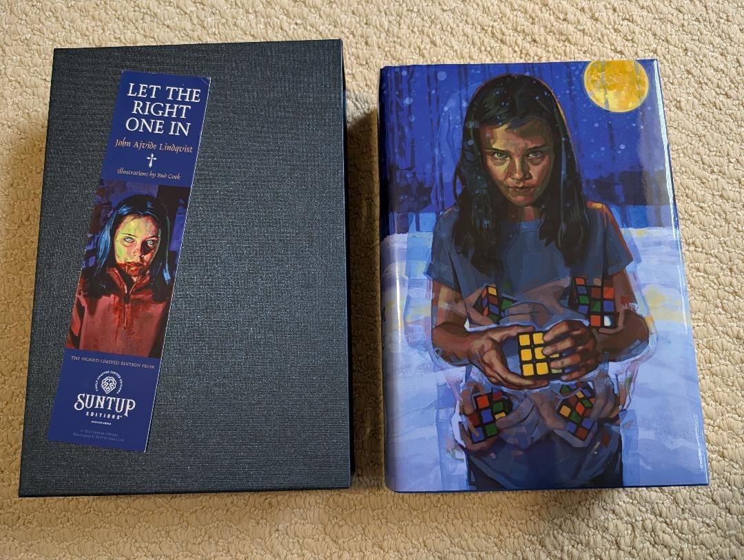 Suntup Let the Right One In by John Ajvide Lindqvist Signed Like-new Unread OOP