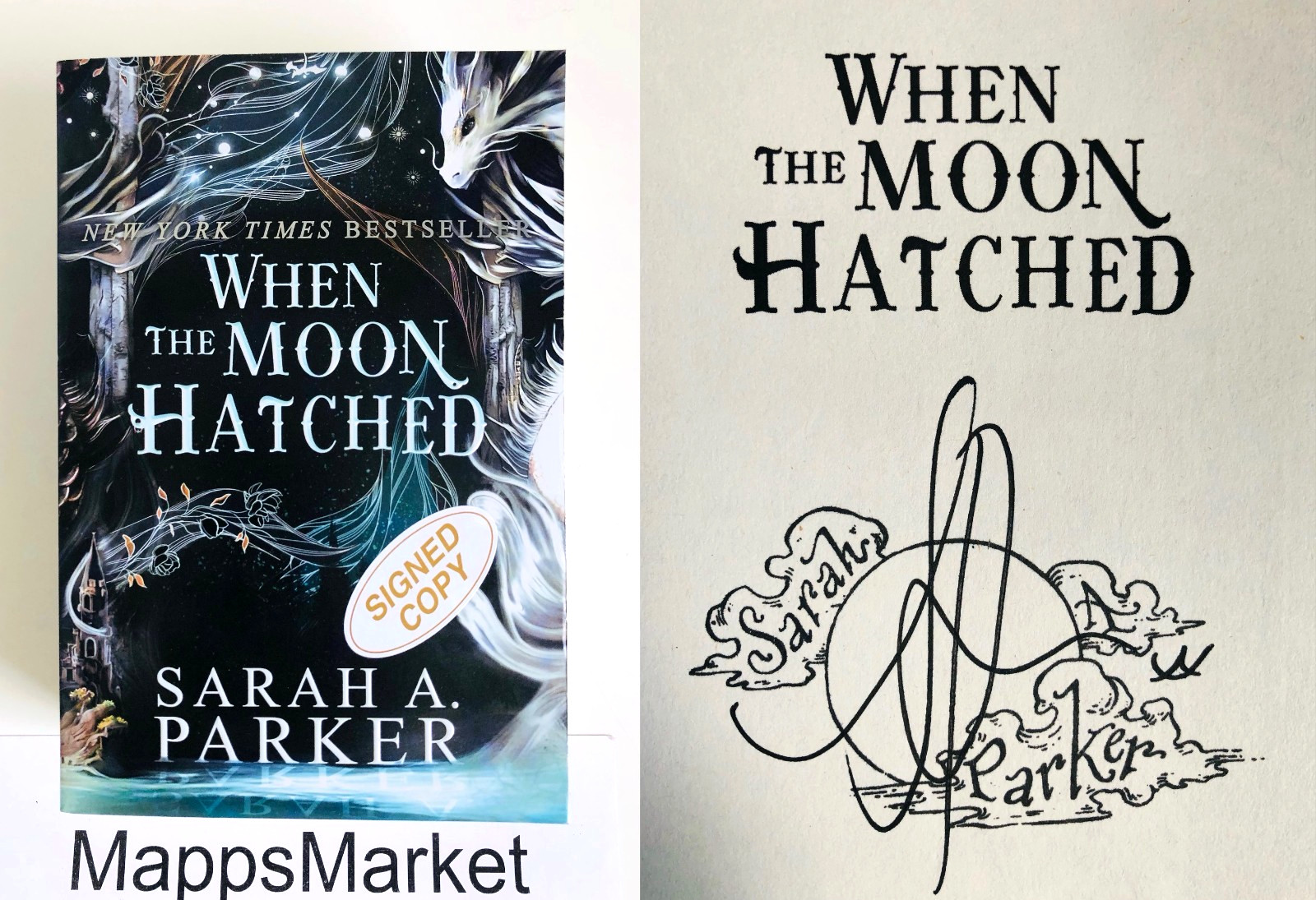 When the Moon Hatched SIGNED by Sarah A. Parker (2024, Trade Paperback)