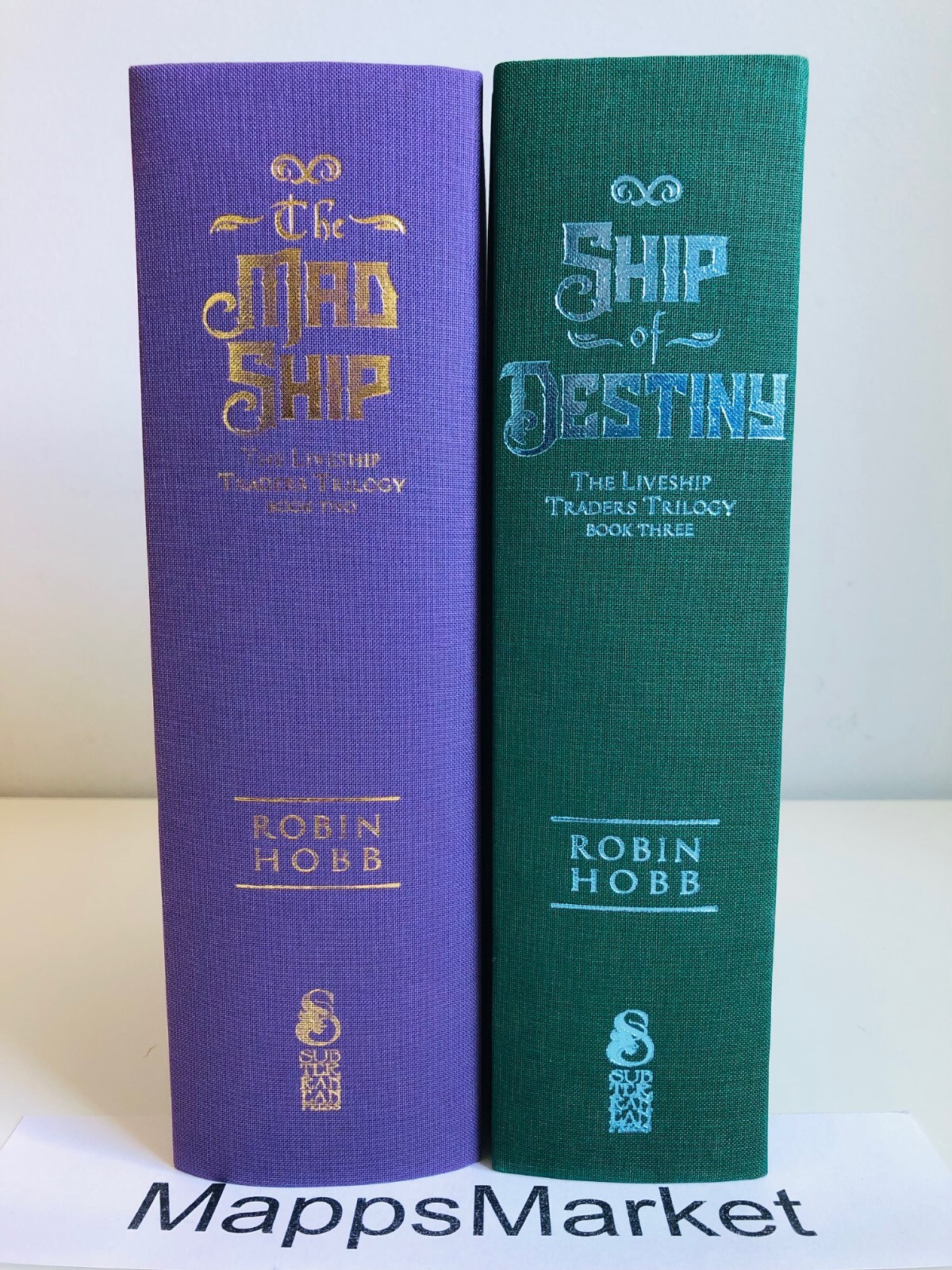 SIGNED The Mad Ship & Ship of Destiny by Robin Hobb SUBTERRANEAN PRESS Matching