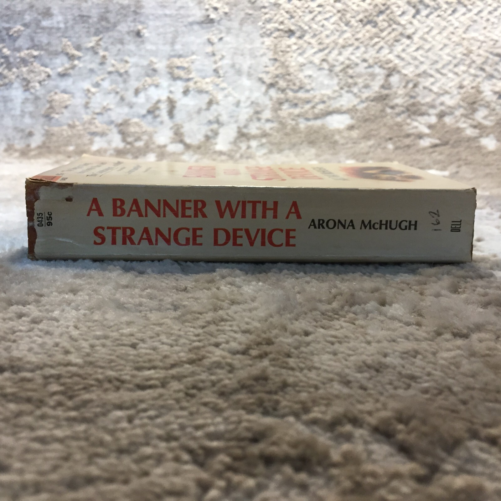 A Banner With a Strange Device Romance Paperback Book by Arona McHugh Dell 1965