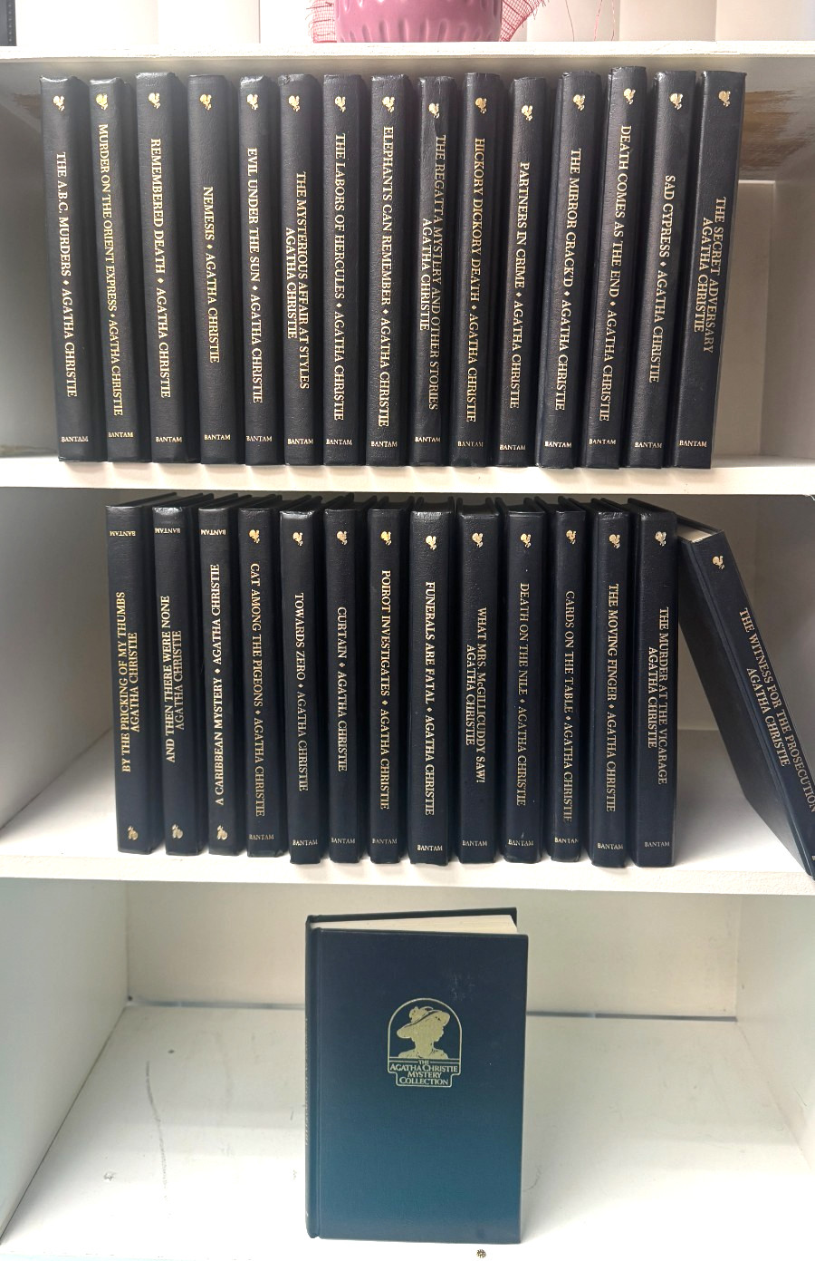 Agatha Christie Mystery Collection Complete 30 Book Hardcover Set Bantam Matchin