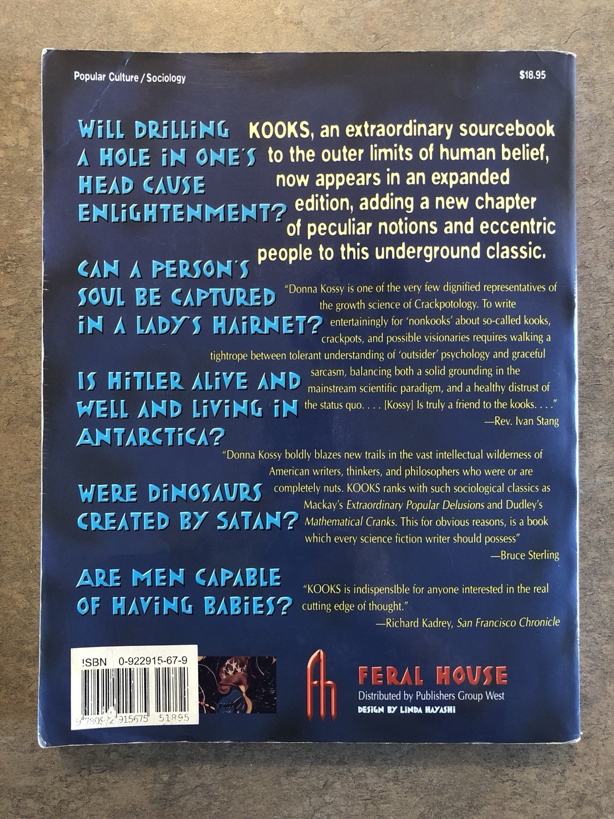 Kooks – Expanded Edition – Donna Kossy – Feral House – Vintage – Odd and Weird