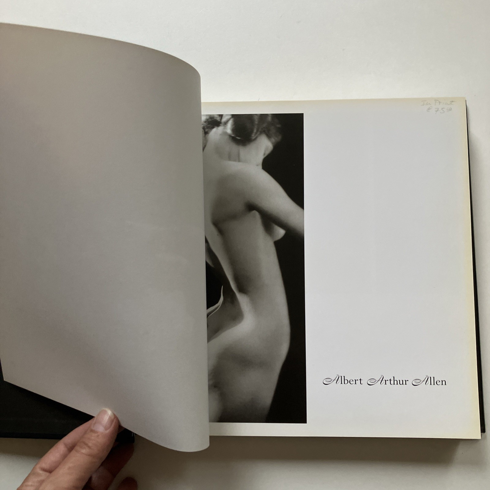 Premiere Nudes Hardcover Book First Ed 2001 by Albert Arthur Allen Photography