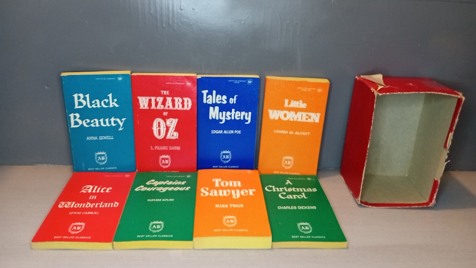 Best Classics Children Books Set of 8 Black Beauty, Oz, Twain, Carroll & More