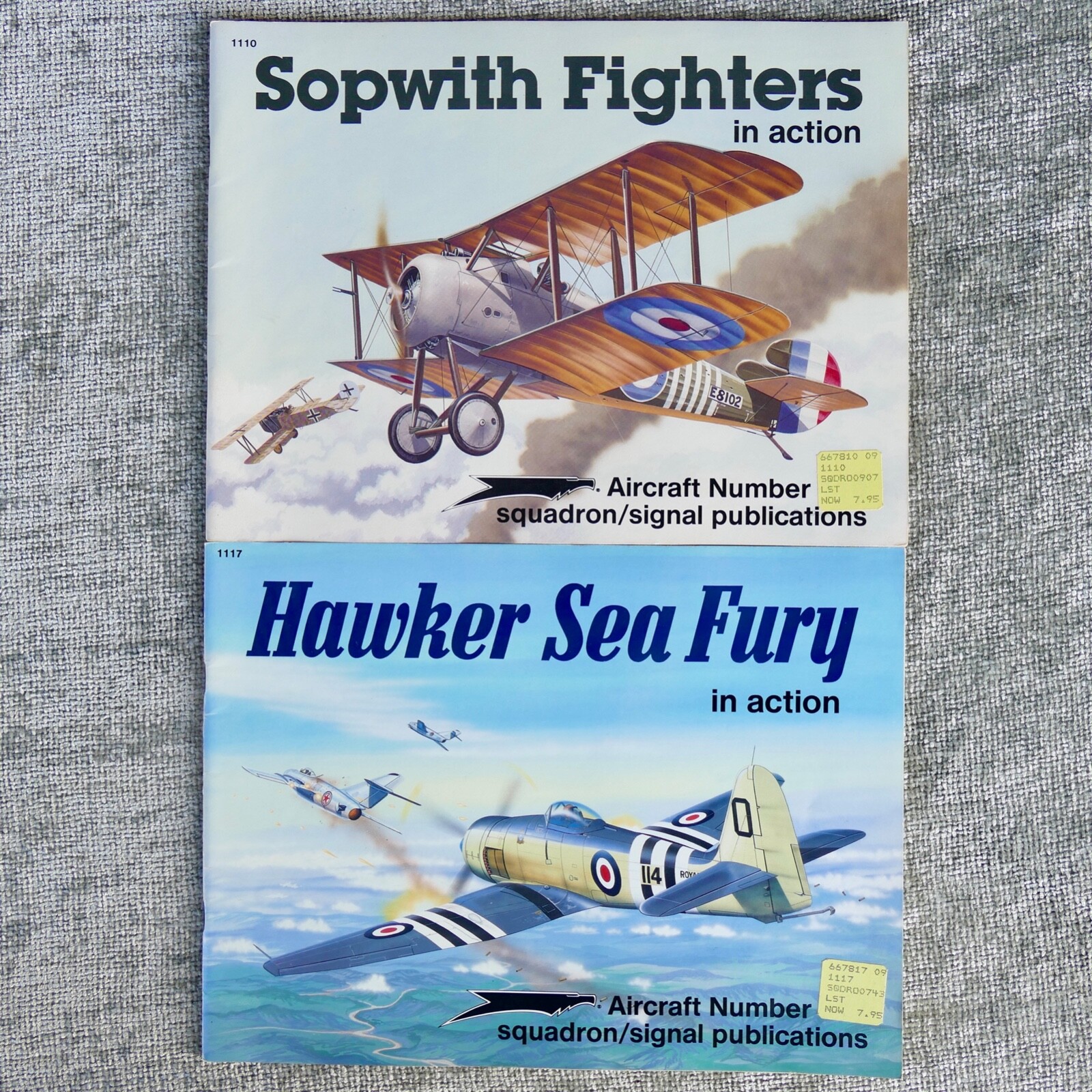 Lot 14 Squadron/Signal Publications Aircraft in Action book set ww2 wwii planes
