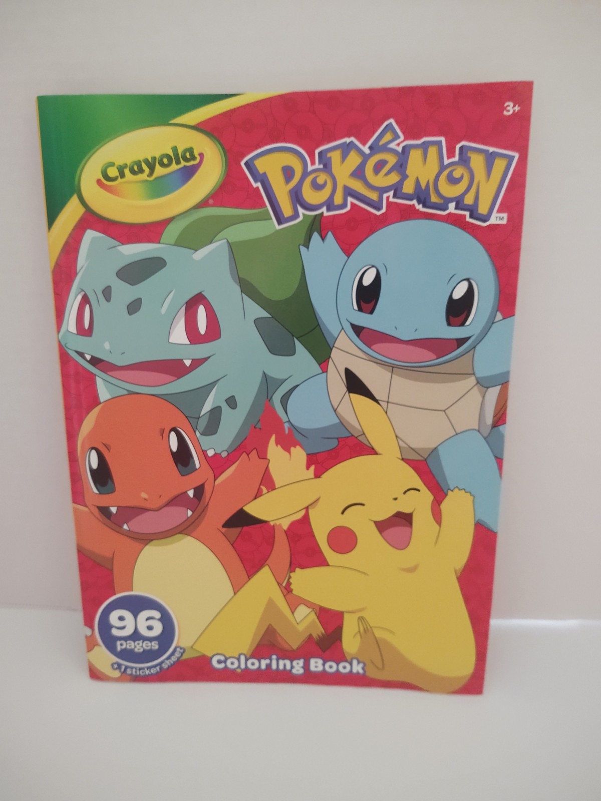 Crayola Pokemon Coloring Book – 96 pages + Sticker Sheet Brand NEW