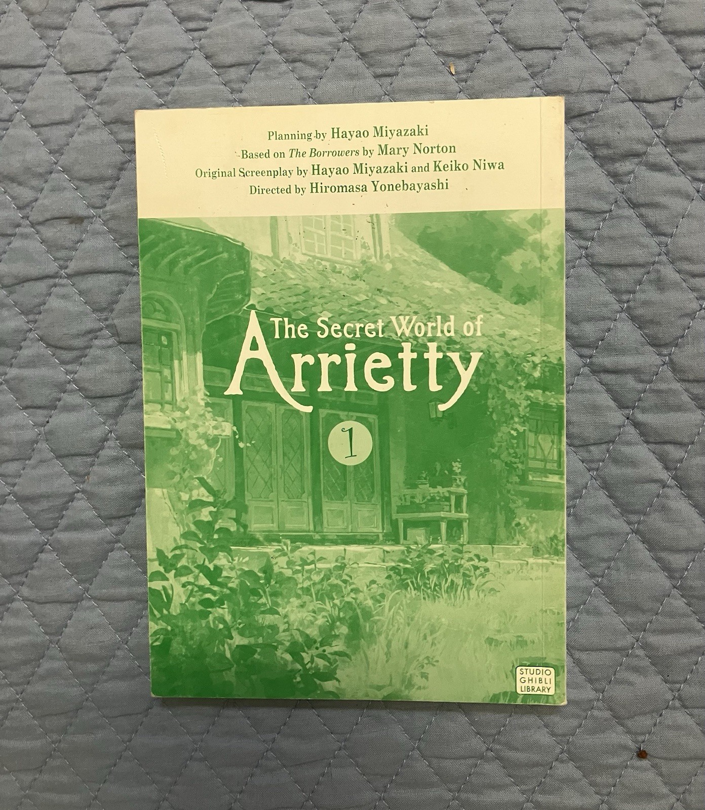 The Secret World of Arrietty (Book 1) Studio Ghibli Storyboard Art Illustration