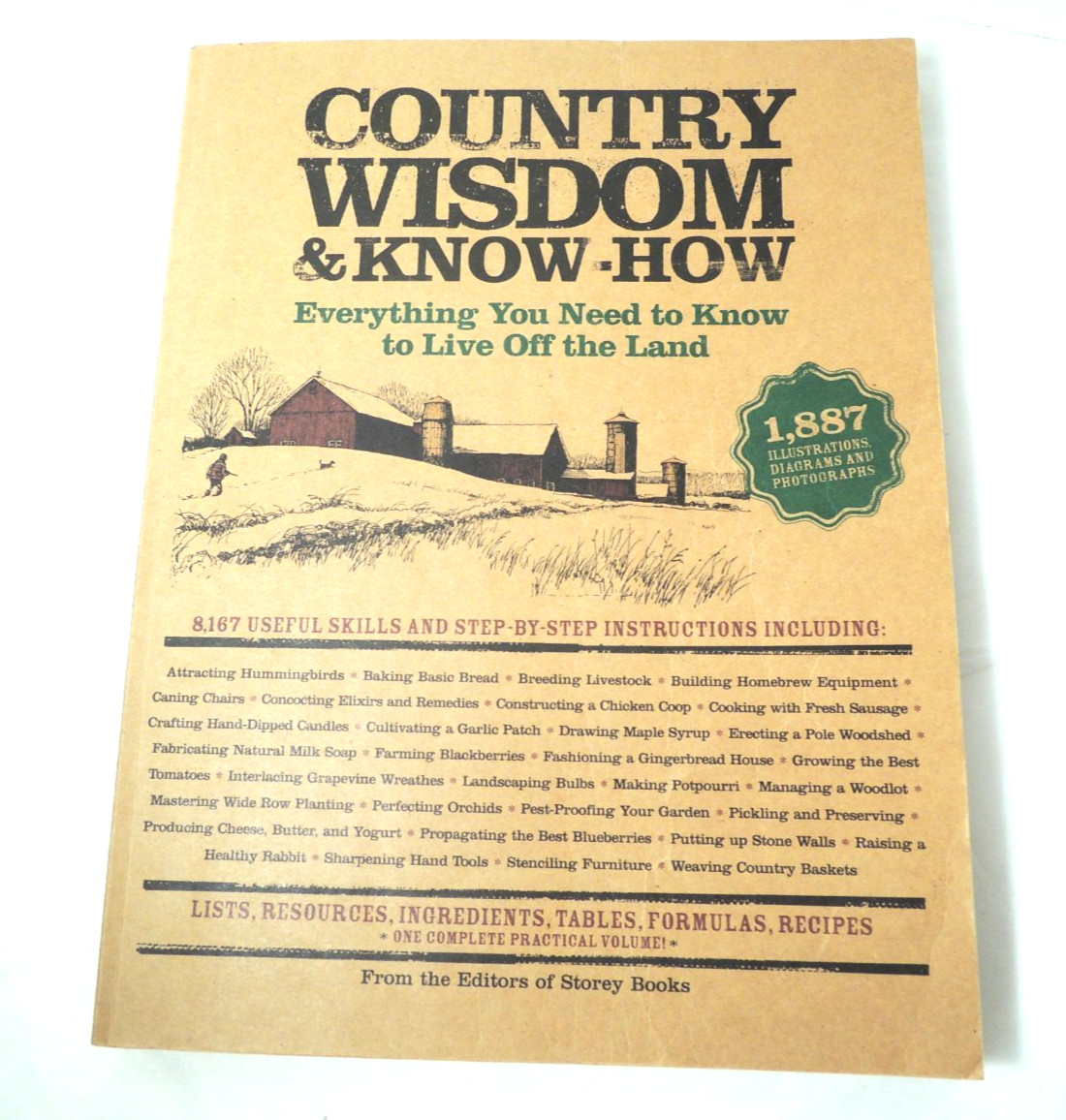 Country Wisdom & Know How Prepping Self Sufficient Living Large Paperback 2004