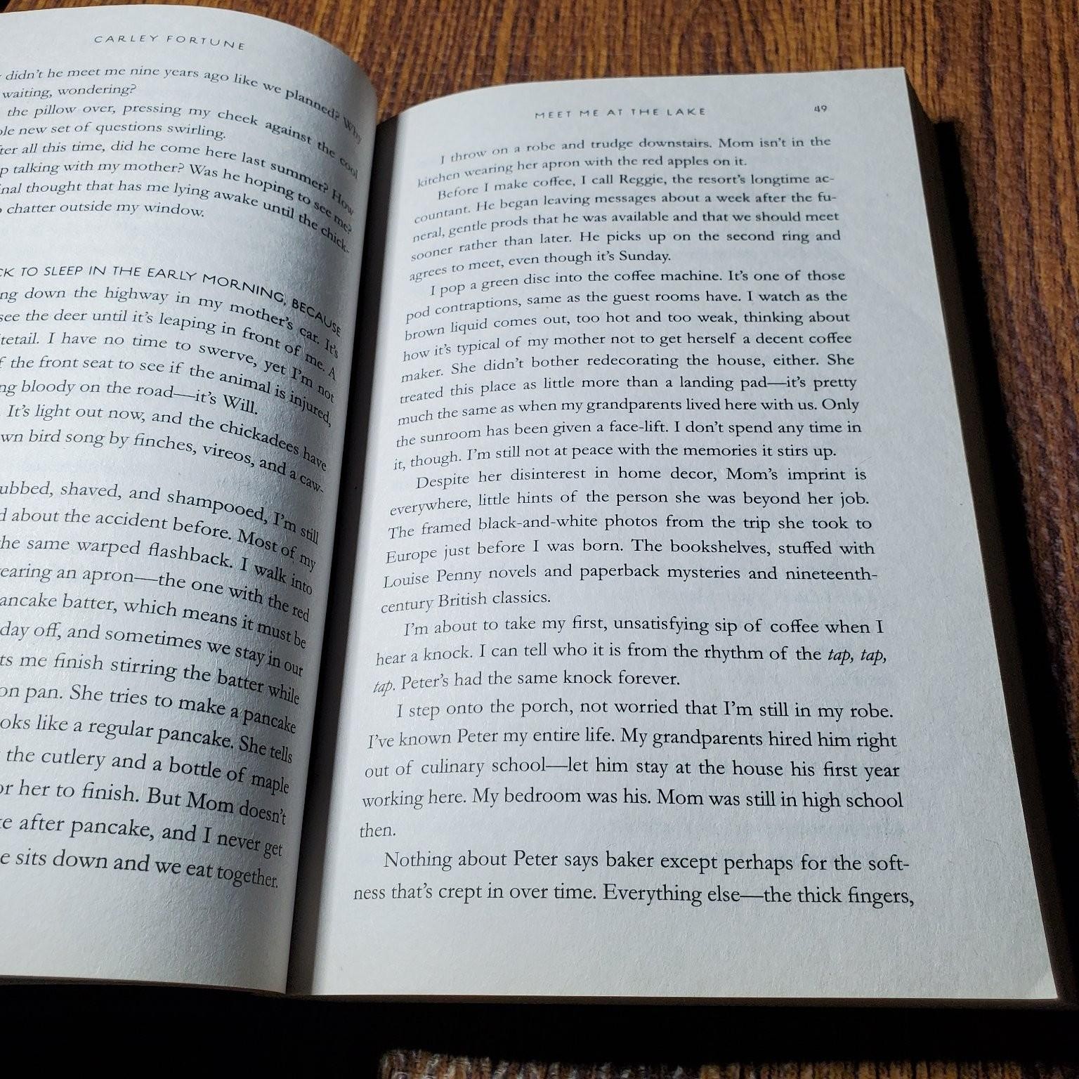 Meet Me at the Lake Carley Fortune 2023 3rd Printing Berkley Romance