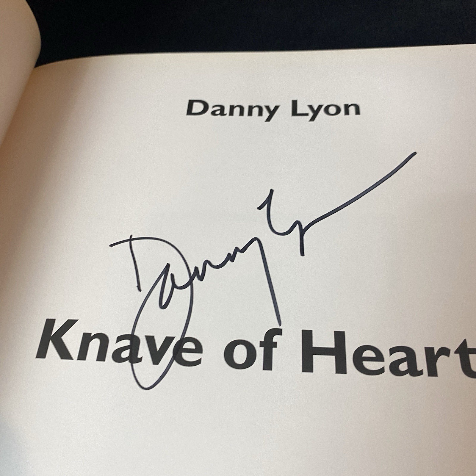 Knave of Hearts by Danny Lyon SIGNED 1/150 Twin Palms 1999 Motorcycle Bike Art