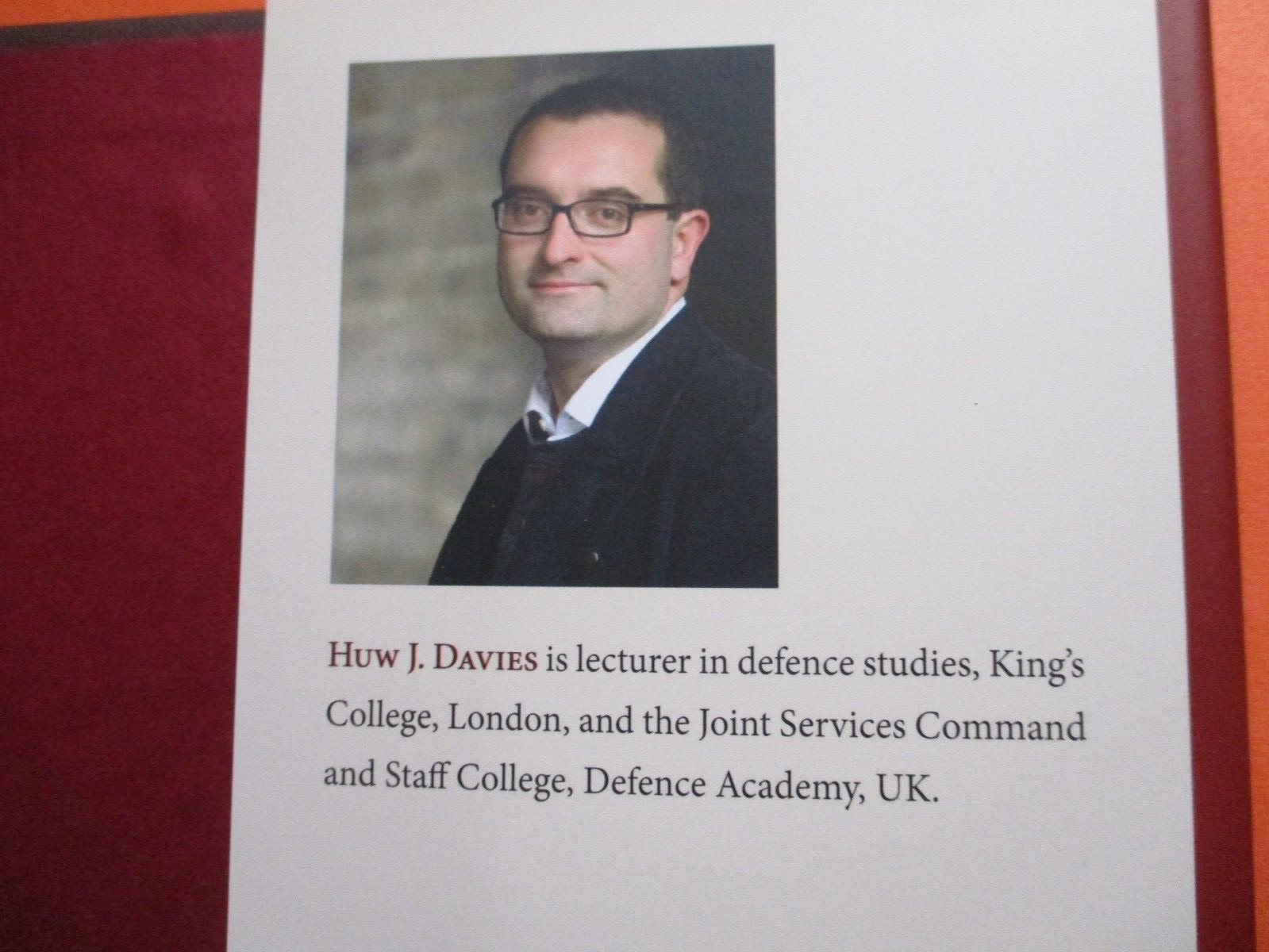 Wellington’s Wars: The Making of a Military Genius HC DJ by H. J. Davies New
