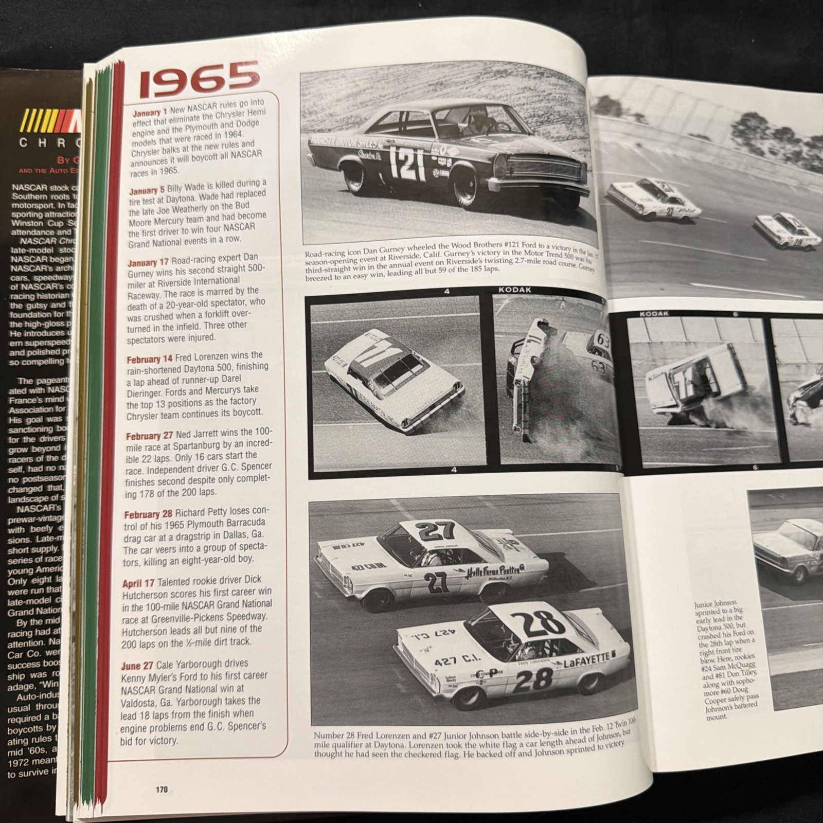 Nascar Chronicle Hardcover By Greg Fielden Racing Book 496 Pages As Pics 😎