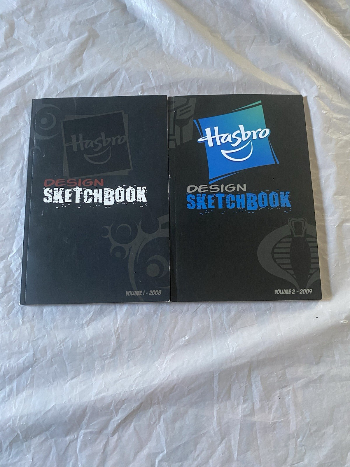 Hasbro Design Sketchbook Volume 1 And Rare Volume 2 Very Good Condition