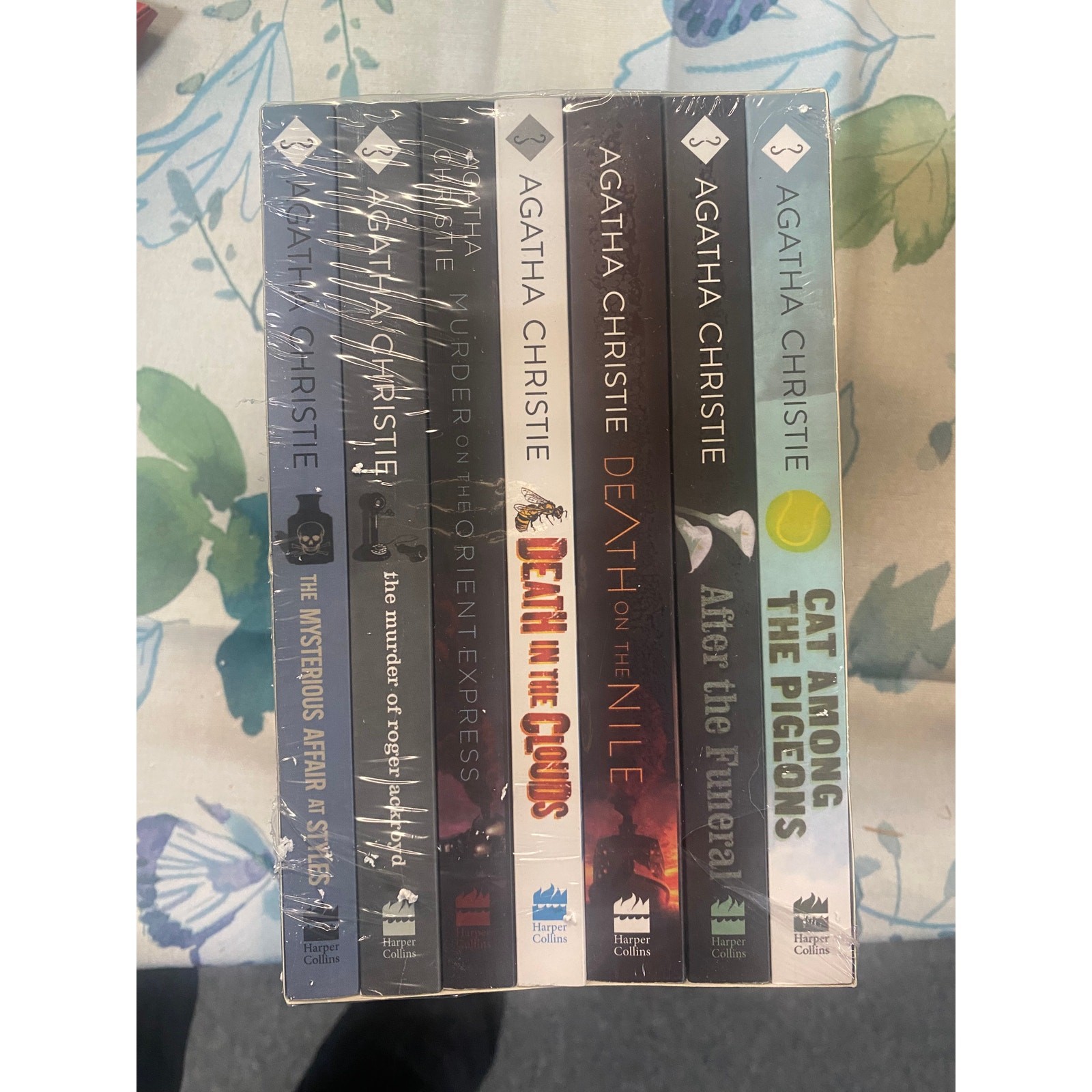 New Sealed Agatha Christie Poirot Series 7 Books Collection Box Set Paperback